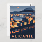 Carte Postale Alicante Espagne (Devant / Derrière)