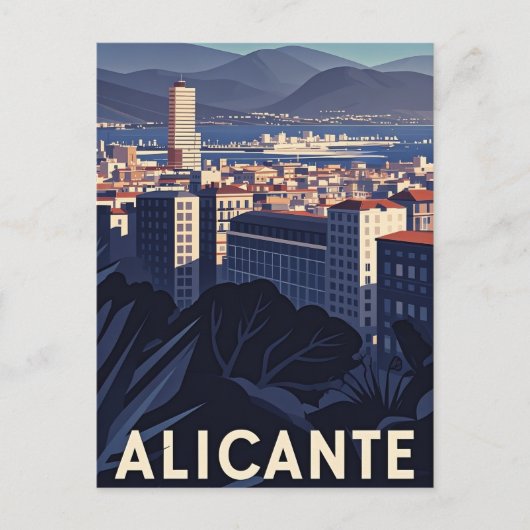 Carte Postale Alicante Espagne (Devant)