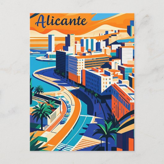 Carte Postale Alicante Espagne (Devant)
