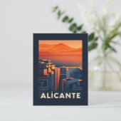 Carte Postale Alicante Espagne (Debout devant)