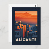Carte Postale Alicante Espagne (Devant / Derrière)