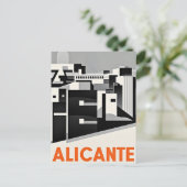 Carte Postale Alicante Espagne (Debout devant)