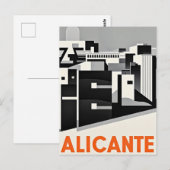 Carte Postale Alicante Espagne (Devant / Derrière)