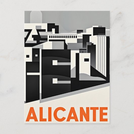 Carte Postale Alicante Espagne (Devant)