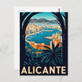 Carte Postale Alicante Espagne (Devant / Derrière)