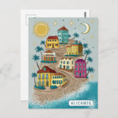 Carte Postale Alicante Espagne (Devant / Derrière)