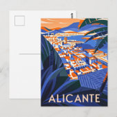 Carte Postale Alicante Espagne (Devant / Derrière)