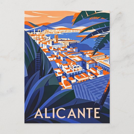 Carte Postale Alicante Espagne (Devant)