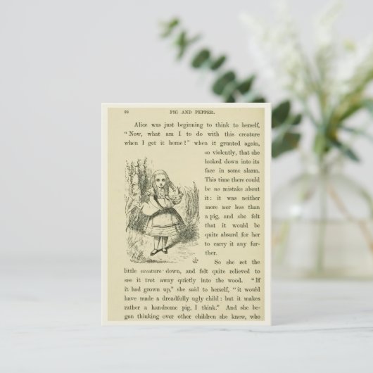 Carte Postale Alice (Debout devant)