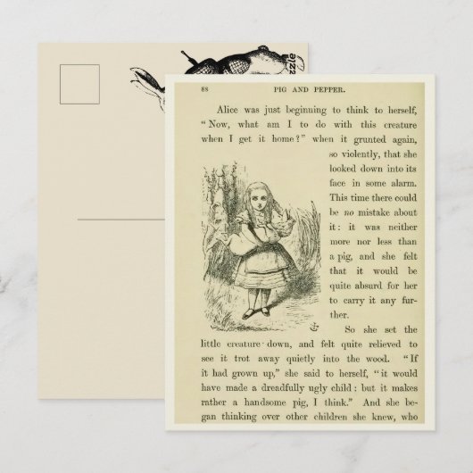 Carte Postale Alice (Devant / Derrière)