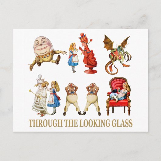 Carte Postale Alice à travers le miroir (Devant)