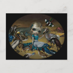 Carte postale "Alice and the Audubon Birds"