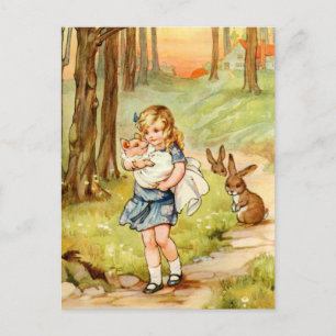 Carte Postale Alice and the Pig Baby