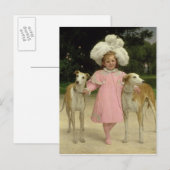 Carte Postale Alice Antoinette de la Mar, cinq ans (Devant / Derrière)