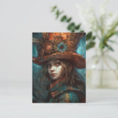 Carte Postale Alice au chapeau (Debout devant)