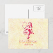 Carte Postale Alice au pays des merveilles (Devant / Derrière)