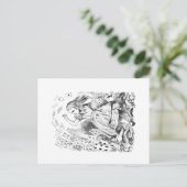 Carte postale Alice au pays des merveilles (Debout devant)