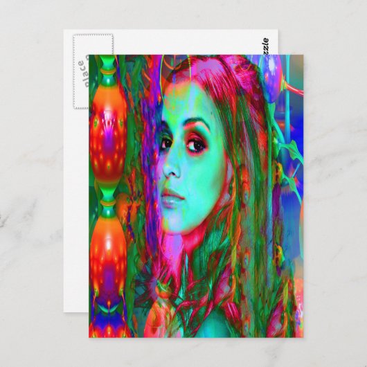 Carte Postale Alice au pays des merveilles (Devant / Derrière)