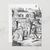 Carte Postale Alice au pays des merveilles (Devant / Derrière)