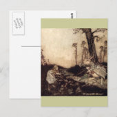 Carte Postale Alice au pays des merveilles (Devant / Derrière)