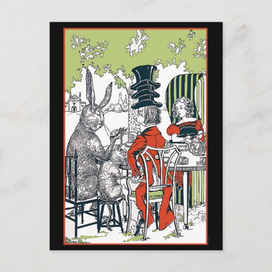 Carte Postale Alice au pays des merveilles (Devant)