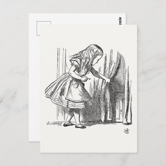 Carte Postale Alice au pays des merveilles - Alice À la recherch (Devant / Derrière)