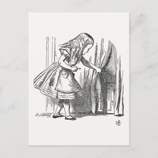 Carte Postale Alice au pays des merveilles - Alice À la recherch (Devant)