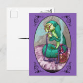 Carte Postale Alice au pays des merveilles - Caterpillar (Devant / Derrière)