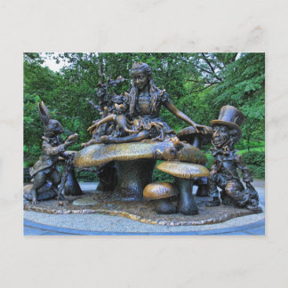 Carte Postale Alice au pays des merveilles - Central Park NYC
