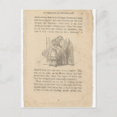 Carte Postale Alice au pays des merveilles, chapitre un, à bas l (Devant)