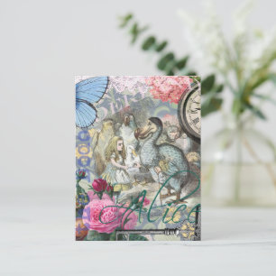 Carte Postale Alice au pays des merveilles Dodo Classic Tenniel