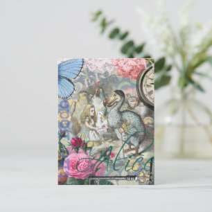 Carte Postale Alice au pays des merveilles Dodo Classic Tenniel 