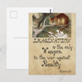 Carte Postale Alice au pays des merveilles - IMAGINATION CAT 186 (Devant / Derrière)