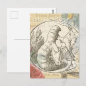 Carte Postale Alice au pays des merveilles La chenille : Tenniel (Devant / Derrière)