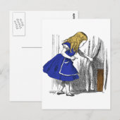 Carte Postale Alice au pays des merveilles - La petite porte (Devant / Derrière)