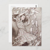 Carte Postale Alice Au Pays Des Merveilles Lewis Carroll Rackham (Devant / Derrière)