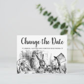Carte Postale Alice au pays des merveilles Mariage Modifier la d (Debout devant)