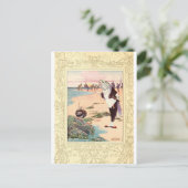 Carte Postale Alice au pays des merveilles - Plage (Debout devant)