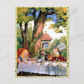 Carte Postale Alice au Pays des merveilles Tea Party Mad Hatter (Devant)