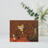 Carte Postale Alice au pays des merveilles - Un chat Cheshire (Debout devant)