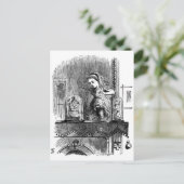 Carte Postale Alice dans un miroir (Debout devant)