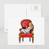 CARTE POSTALE ALICE & DINAH (Devant / Derrière)