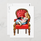 CARTE POSTALE ALICE & DINAH (Devant / Derrière)