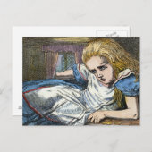 CARTE POSTALE ALICE EN WONDERLAND (Devant / Derrière)