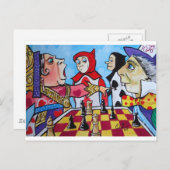 CARTE POSTALE ALICE EN WONDERLAND (Devant / Derrière)