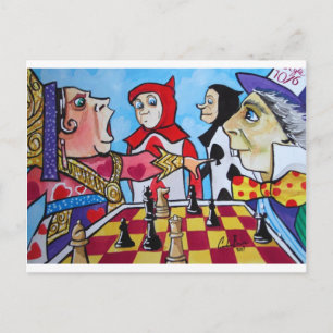 CARTE POSTALE ALICE EN WONDERLAND