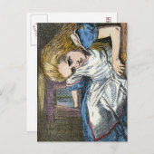 CARTE POSTALE ALICE EN WONDERLAND (Devant / Derrière)