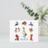 CARTE POSTALE ALICE ET AMIS (Debout devant)