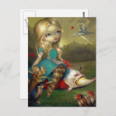 Carte postale "Alice et Bosch Birds" (Devant / Derrière)