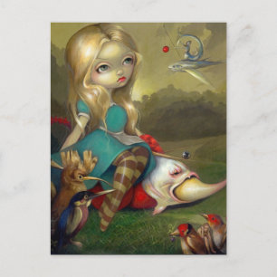 Carte postale "Alice et Bosch Birds"